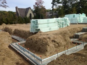 Poured Footings